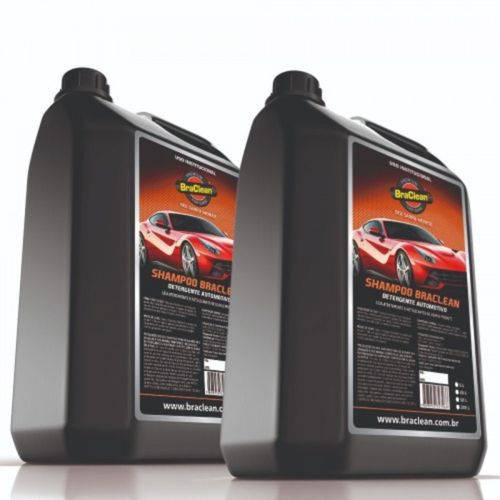 Assistência Técnica, SAC e Garantia do produto Shampoo Neutro Automotivo 5l Caixa com 2 Und Braclean
