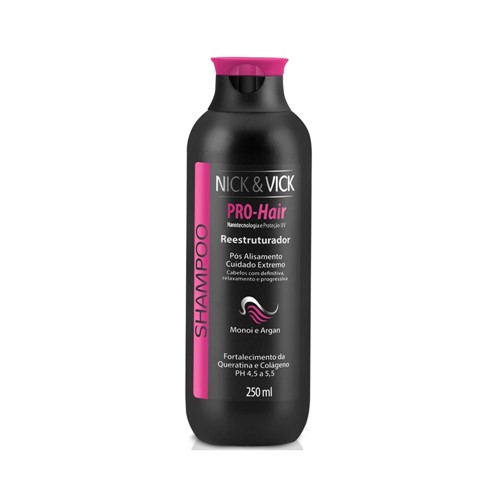 Assistência Técnica, SAC e Garantia do produto Shampoo Nick & Vick Reestruturador Pós Alisamento 250ml