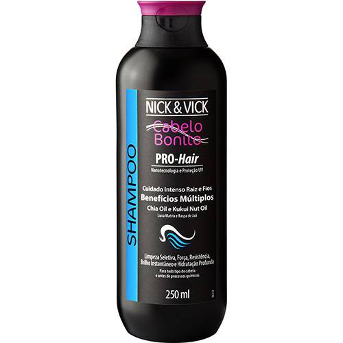 Assistência Técnica, SAC e Garantia do produto Shampoo Pro-Hair Cuidado Intenso Chia Oil e Kukui Nut Oil 250ml - Nick & Vick