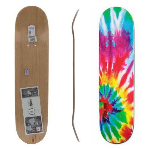 Assistência Técnica, SAC e Garantia do produto Shape Maple Minilogo Tie Dye 8.0 Small Bomb Importado