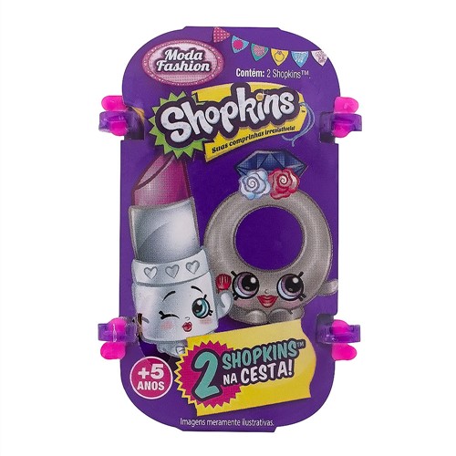 Assistência Técnica, SAC e Garantia do produto Shopkins DTC Moda Fashion Personagens Sortidos com 2 Unidades