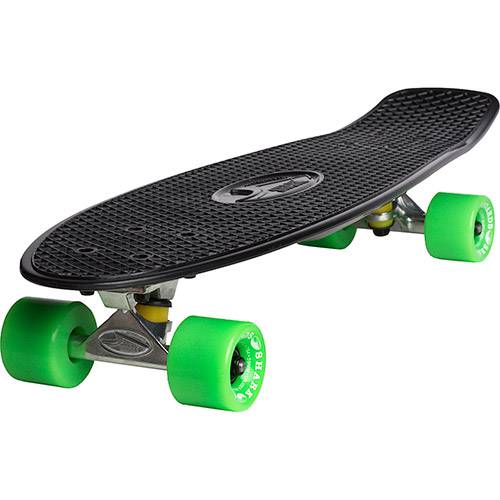 Assistência Técnica, SAC e Garantia do produto Skate Fish Skateboards Cruiser Shark Preto e Verde 27''