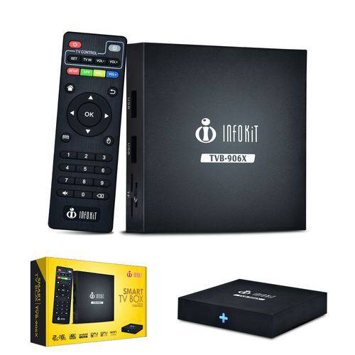 Assistência Técnica, SAC e Garantia do produto Smart 4K / HDMI / Wi-Fi MEMORIA 2GB+16GB FLASH TVB-906X-Infokit