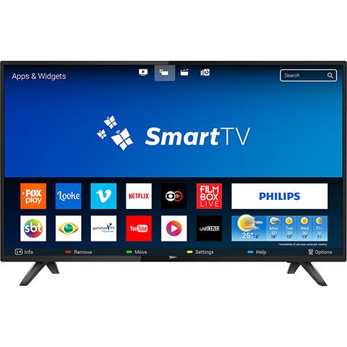 Assistência Técnica, SAC e Garantia do produto Smart TV Led 43" Philips 43PFG5813/78 Full HD com Conversor Digital Wi-Fi 2 HDMI 2 USB 60hz