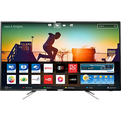 Assistência Técnica, SAC e Garantia do produto Smart TV LED 43" Philips 43PUG6102/78 Ultra HD 4k com Conversor Digital 4 HDMI 2 USB Wi-Fi 60hz Preta