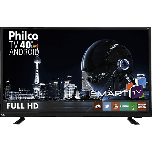 Assistência Técnica, SAC e Garantia do produto Smart TV LED 40" Philco Ph40e60dsgwa Full HD com Conversor Digital 2 HDMI 2 USB Wi-Fi