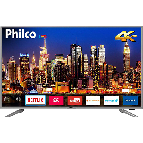 Assistência Técnica, SAC e Garantia do produto Smart TV LED 40" Philco PTV40G50sNS Ultra HD 4k com Conversor Digital 3 HDMI 2 USB Wi-Fi Som Dolby 60Hz Prata