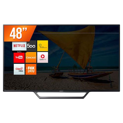 Assistência Técnica, SAC e Garantia do produto Smart TV LED 48" Full HD Sony KDL-48W655D HDMI 2 USB Wi-Fi Integrado Conversor Digital