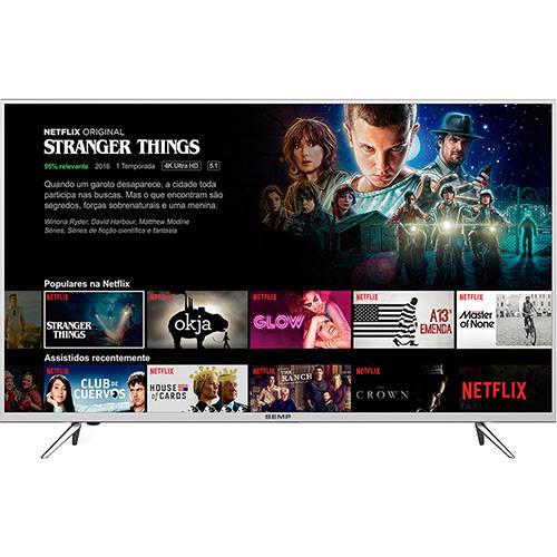 Assistência Técnica, SAC e Garantia do produto Smart Tv Led 55" Semp Toshiba TCL K1 Ultra Hd 4k Hdr com Wifi Integrado 3 HDMI 2 USB