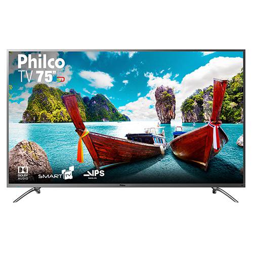 Assistência Técnica, SAC e Garantia do produto Smart TV LED 75" Philco PTV75e30DSWNT Ultra HD 4k com Conversor Digital 3 HDMI 2 USB Wi-Fi 60Hz - Titânio