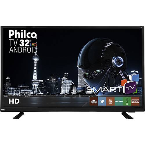 Assistência Técnica, SAC e Garantia do produto Smart TV LED Android 32" Philco Ph32e60dsgwa HD Conversor Digital 2 HDMI 2 USB