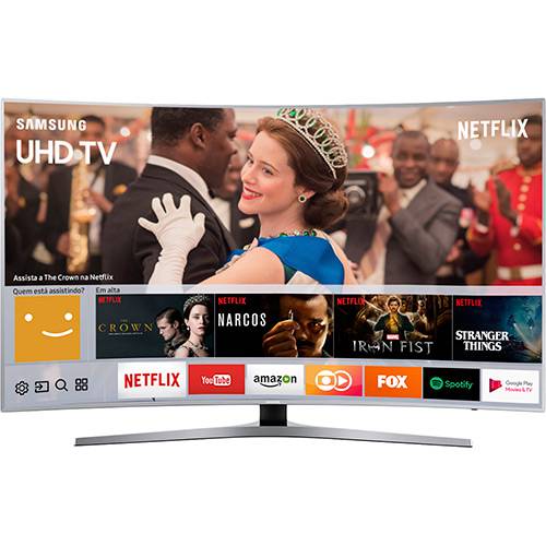 Assistência Técnica, SAC e Garantia do produto Smart TV LED Curva 55" Samsung 55MU6500 UHD 4k com Conversor Digital 3 HDMI 2 USB HDR Premium Smart Tizen Controle Remoto Único Design 360º - Prata