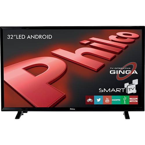 Assistência Técnica, SAC e Garantia do produto Smart TV LED 32" Philco PH32E20DSGWA HD com Conversor Digital 2 USB 2 HDMI Wi-Fi Android - Preta