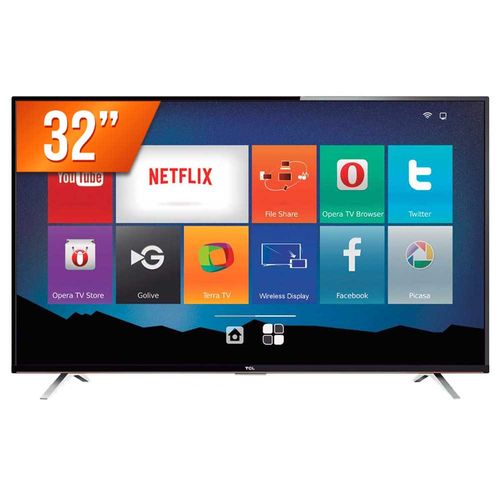 Assistência Técnica, SAC e Garantia do produto Smart TV LED 32" Semp TCL HD 3 HDMI USB Wi-Fi Conversor Digital L32S4700S