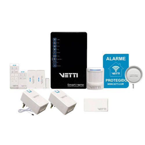 Assistência Técnica, SAC e Garantia do produto SmartHome Kit Vetti Sistema de Automação e Alarme Pelo Aplicativo no Celular