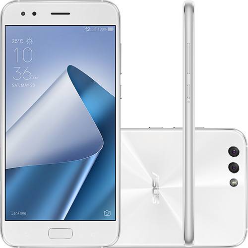 Assistência Técnica, SAC e Garantia do produto Smartphone Asus Zenfone 4 Dual Chip Android 7 Tela 5.5" Qualcomm Snapdragon 128GB 4G Câmera 12 + 8MP (Dual Traseira) - Branco