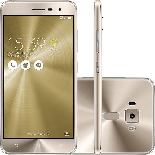 Assistência Técnica, SAC e Garantia do produto Smartphone Asus Zenfone 3 Dual Chip Android 6.0 Tela 5.2" Snapdragon 16GB 4G Câmera 16MP - Dourado