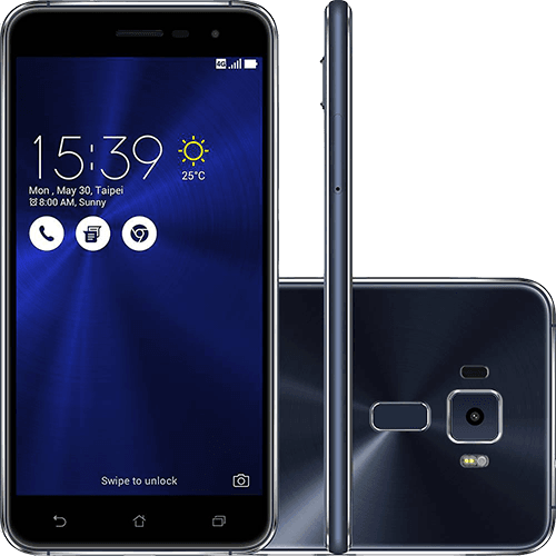 Assistência Técnica, SAC e Garantia do produto Smartphone Asus Zenfone 3 Dual Chip Android 6 Tela 5.2" 32GB 4G Câmera 16MP - Preto Safira