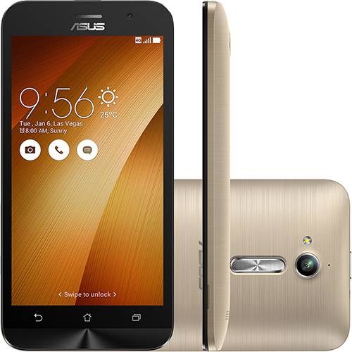 Assistência Técnica, SAC e Garantia do produto Smartphone Asus Zenfone Go Dual Chip Android 5.1 Tela 5" 8GB 3G Câmera 8MP - Dourado