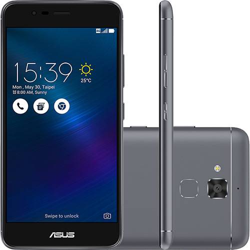 Assistência Técnica, SAC e Garantia do produto Smartphone Asus Zenfone 3 Max Dual Chip Android 6 Tela 5.2" 16GB 4G Câmera 13MP - Cinza Escuro
