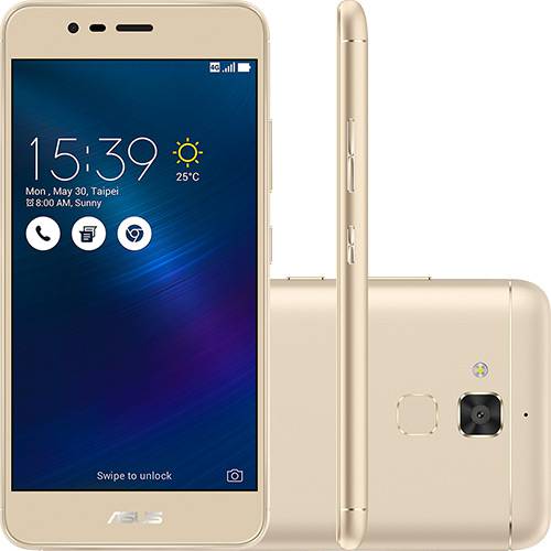 Assistência Técnica, SAC e Garantia do produto Smartphone Asus Zenfone 3 Max Dual Chip Android 6 Tela 5.2" 16GB 4G Câmera 13MP - Dourado