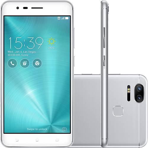Assistência Técnica, SAC e Garantia do produto Smartphone Asus Zenfone 3 Zoom Dual Chip Android 6.0 Tela 5,5" Qualcomm Snapdragon 8953 64GB 4G Câmera 12MP Dual Cam - Prata
