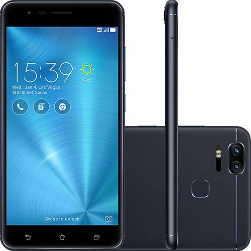 Assistência Técnica, SAC e Garantia do produto Smartphone Asus Zenfone 3 Zoom Dual Chip Android 6.0 Tela 5.5" Snapdragon 128GB 4G Wi-Fi Câmera 13MP - Preto