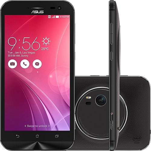 Assistência Técnica, SAC e Garantia do produto Smartphone Asus Zenfone Zoom Single Chip Android 5.0 Tela 5.5" Quad Core 64GB 4G Câmera 13MP - Preto