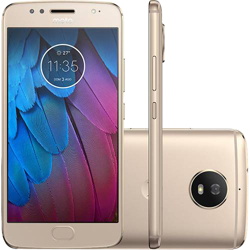 Assistência Técnica, SAC e Garantia do produto Smartphone Motorola Moto G 5S Dual Chip Android 7.1.1 Nougat Tela 5.2" Snapdragon 430 32GB 4G Câmera 16MP - Dourado