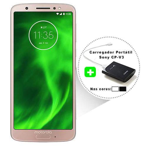 Assistência Técnica, SAC e Garantia do produto Smartphone Motorola Moto G6 64GB - Ouro Rose + Carregador Portátil