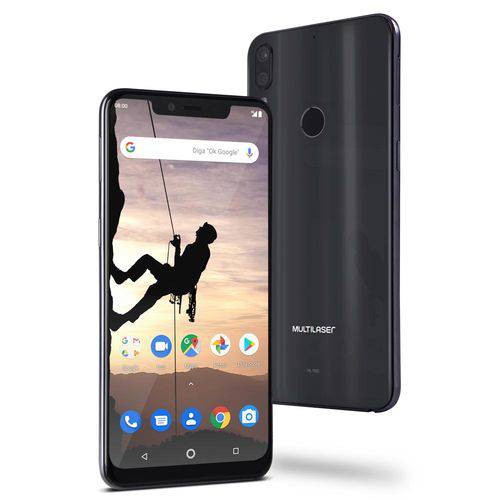 Assistência Técnica, SAC e Garantia do produto Smartphone Multilaser MS80X 4G Android 8.1 Qualcomm 4GB RAM e 64GB Tela 6,2"HD Câm Traseira 12MP+5MP Cam Frontal 16MP Preto - NB743