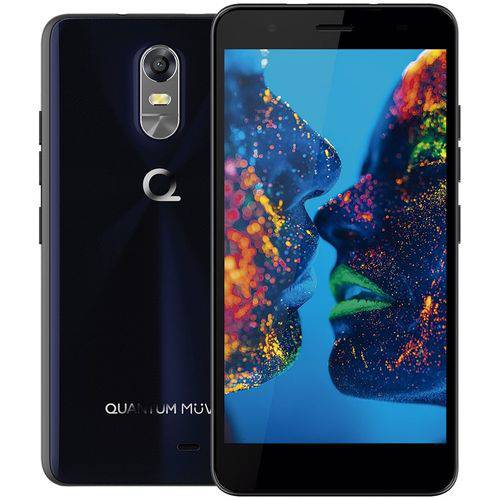 Assistência Técnica, SAC e Garantia do produto Smartphone Quantum MUV PRO 32GB Octa Core 4G Dual Chip Android 6.0 16 MP 5.5" - Azul