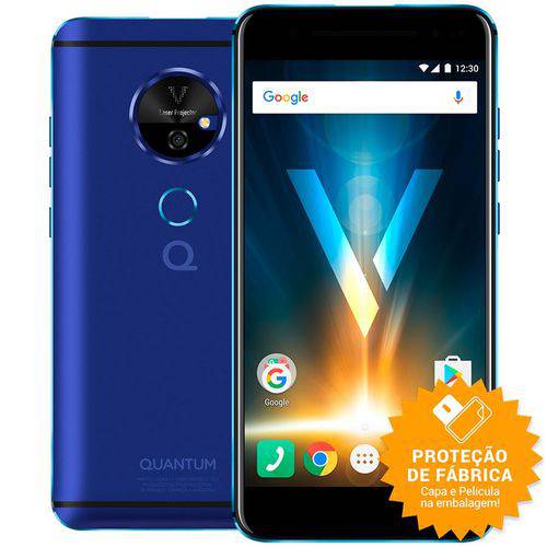 Assistência Técnica, SAC e Garantia do produto Smartphone Quantum V 64GB Octa Core 4G Dual Chip Android 7.0 13MP 5.5" Projetor LASER HD - Azul