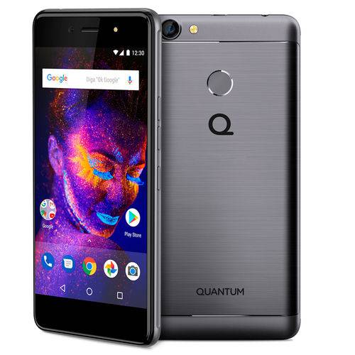 Assistência Técnica, SAC e Garantia do produto Smartphone Quantum YOU e 32GB Quad-Core 4G Dual SIM Android 7.0 13MP 5" - Cinza