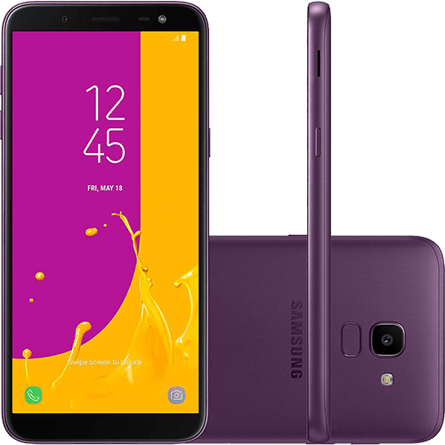 Assistência Técnica, SAC e Garantia do produto Smartphone Samsung Galaxy J6 64GB Dual Chip Android 8.0 Tela 5.6" Octa-Core 1.6GHz 4G Câmera 13MP - Violeta