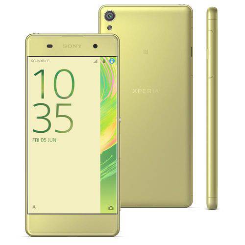 Assistência Técnica, SAC e Garantia do produto Smartphone Sony Xperia XA F3116, 16GB, 5", 13MP, 4G, Android 6.0 - Dourado