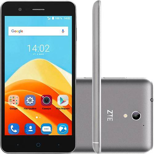 Assistência Técnica, SAC e Garantia do produto Smartphone ZTE Blade A510 Dual Chip Android 6.0 Tela 5" Quad Core 8GB Câmera 4G Wi-Fi 13MP - Cinza