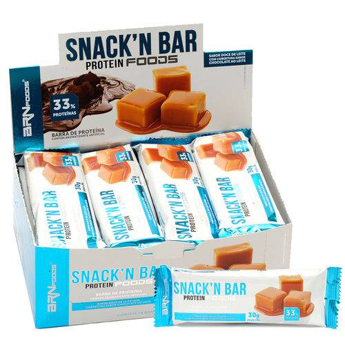 Assistência Técnica, SAC e Garantia do produto Snack'N Bar Protein Foods BRN Foods Doce de Leite 24 Unids