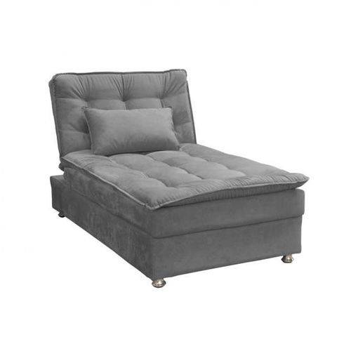 Assistência Técnica, SAC e Garantia do produto Sofá Cama Chaise 1 Lugar Penélope Matrix Cinza