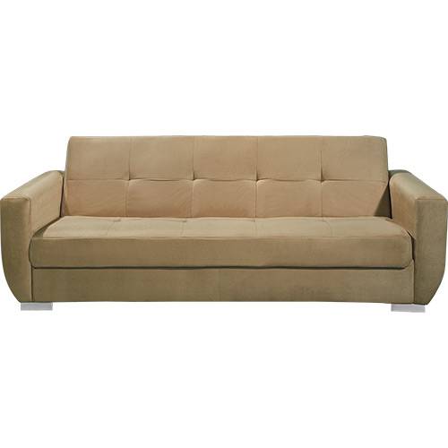 Assistência Técnica, SAC e Garantia do produto Sofa-Cama 3 Lugares Amsterdã Suede Bege - Pelmex