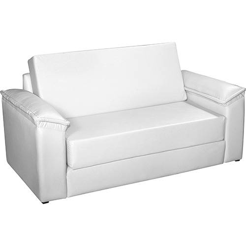 Assistência Técnica, SAC e Garantia do produto Sofá-Cama 2 Lugares Caribe Corino Branco - Pelmex