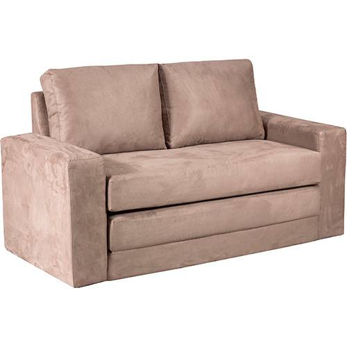 Assistência Técnica, SAC e Garantia do produto Sofa-Cama 2 Lugares Magic Suede Liso Caqui - Hellen