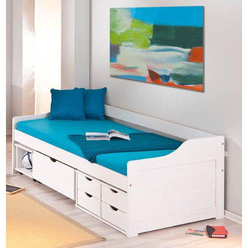 Assistência Técnica, SAC e Garantia do produto Sofa Cama Pinus Floro 190 Cm Cor Branco Lavado