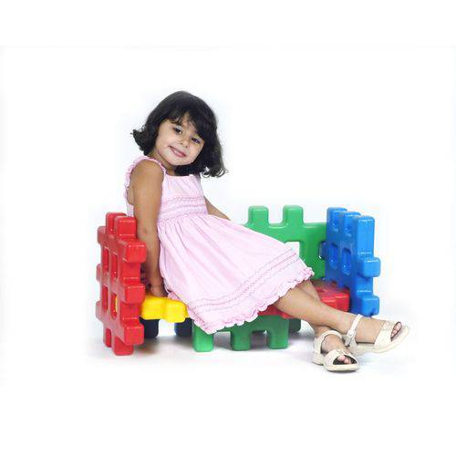 Assistência Técnica, SAC e Garantia do produto Sofá Monte Play Alpha Brinquedos Colorido