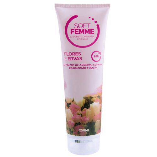 Assistência Técnica, SAC e Garantia do produto Soft Femme Sabonete Líquido Feminino Flores e Erva 250ml Soft Love
