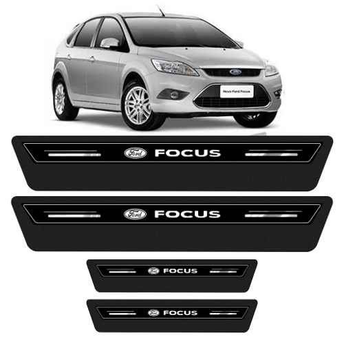 Assistência Técnica, SAC e Garantia do produto Soleira de Porta Platinum Ford Focus 09 2010 Á 2013 - Preto