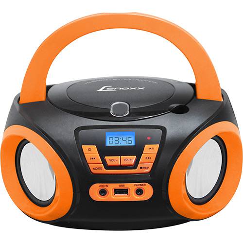 Assistência Técnica, SAC e Garantia do produto Som Portátil Lenoxx Boombox Bd-121pl com Usb Rádio Fm Mp3 Cd Player e Entrada Auxiliar