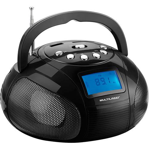 Assistência Técnica, SAC e Garantia do produto Som Portátil Multilaser Boombox com Rádio FM Entrada USB e SD Potência 10W - Preto