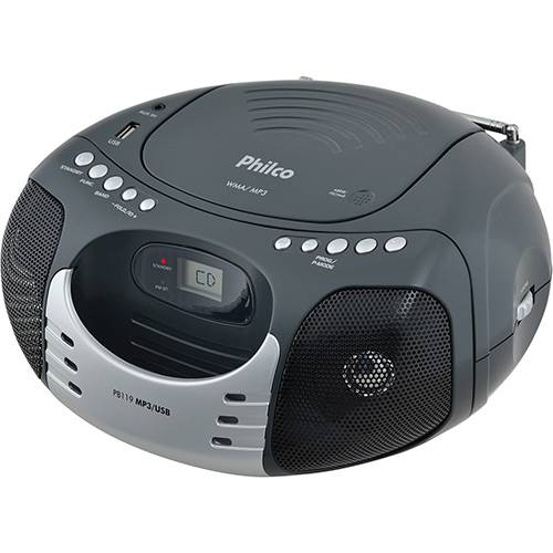 Assistência Técnica, SAC e Garantia do produto Som Portátil Philco AM/FM com CD/MP3 Player - Entrada USB Pb119