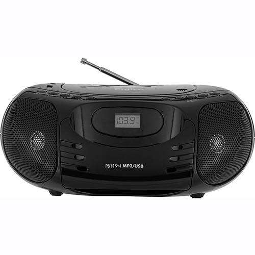 Assistência Técnica, SAC e Garantia do produto Som Portátil Philco PB119N CD Player Rádio FM Entradas Aux/USB 5W Preto